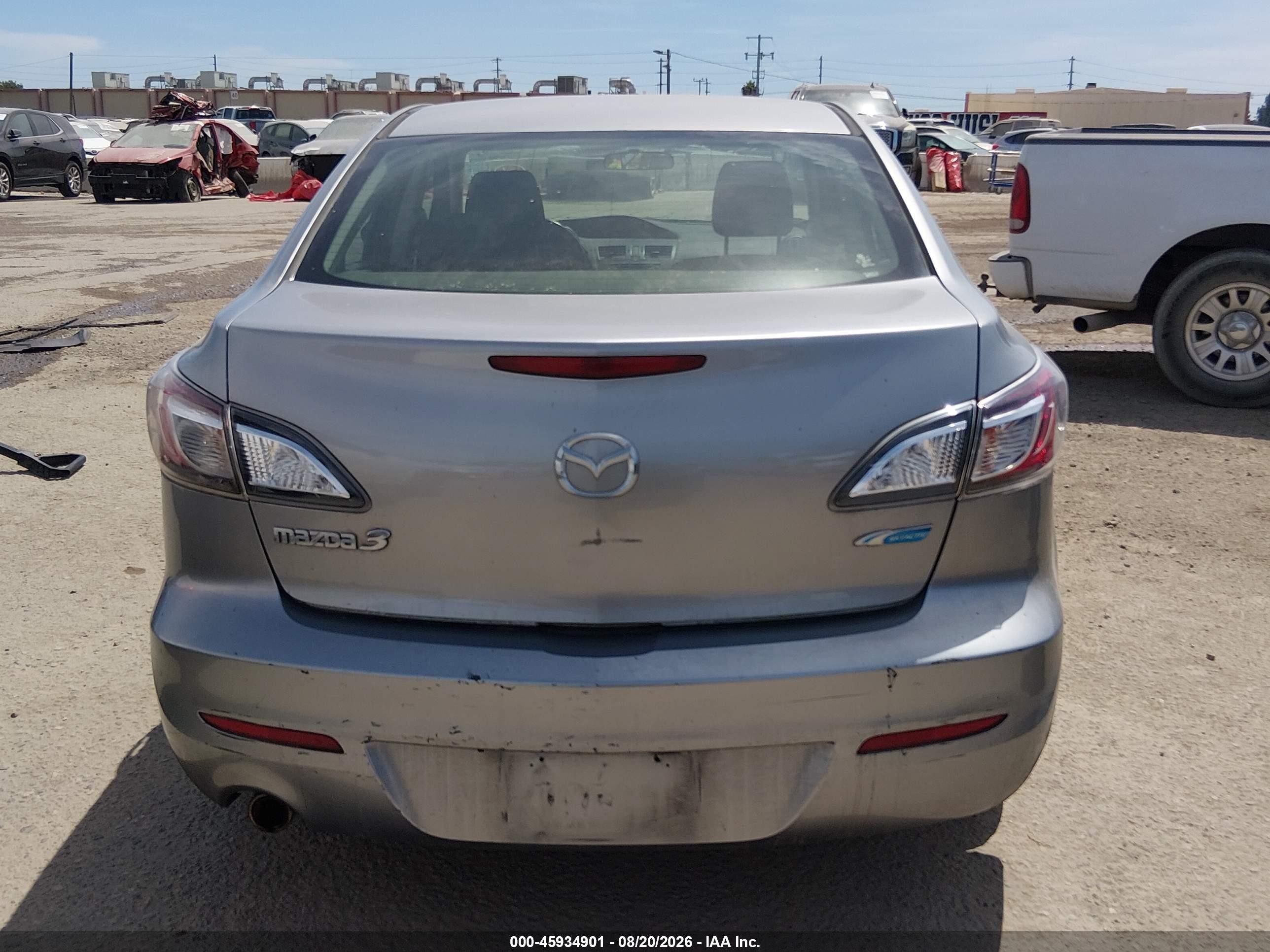 2012 Mazda Mazda3 I Touring Gray vin: JM1BL1V8XC1670383