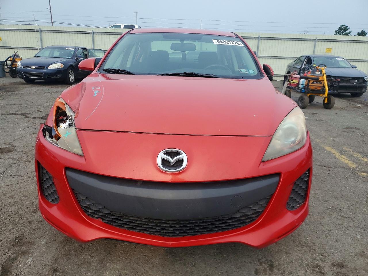 2013 Mazda 3 I Красный vin: JM1BL1V8XD1707191