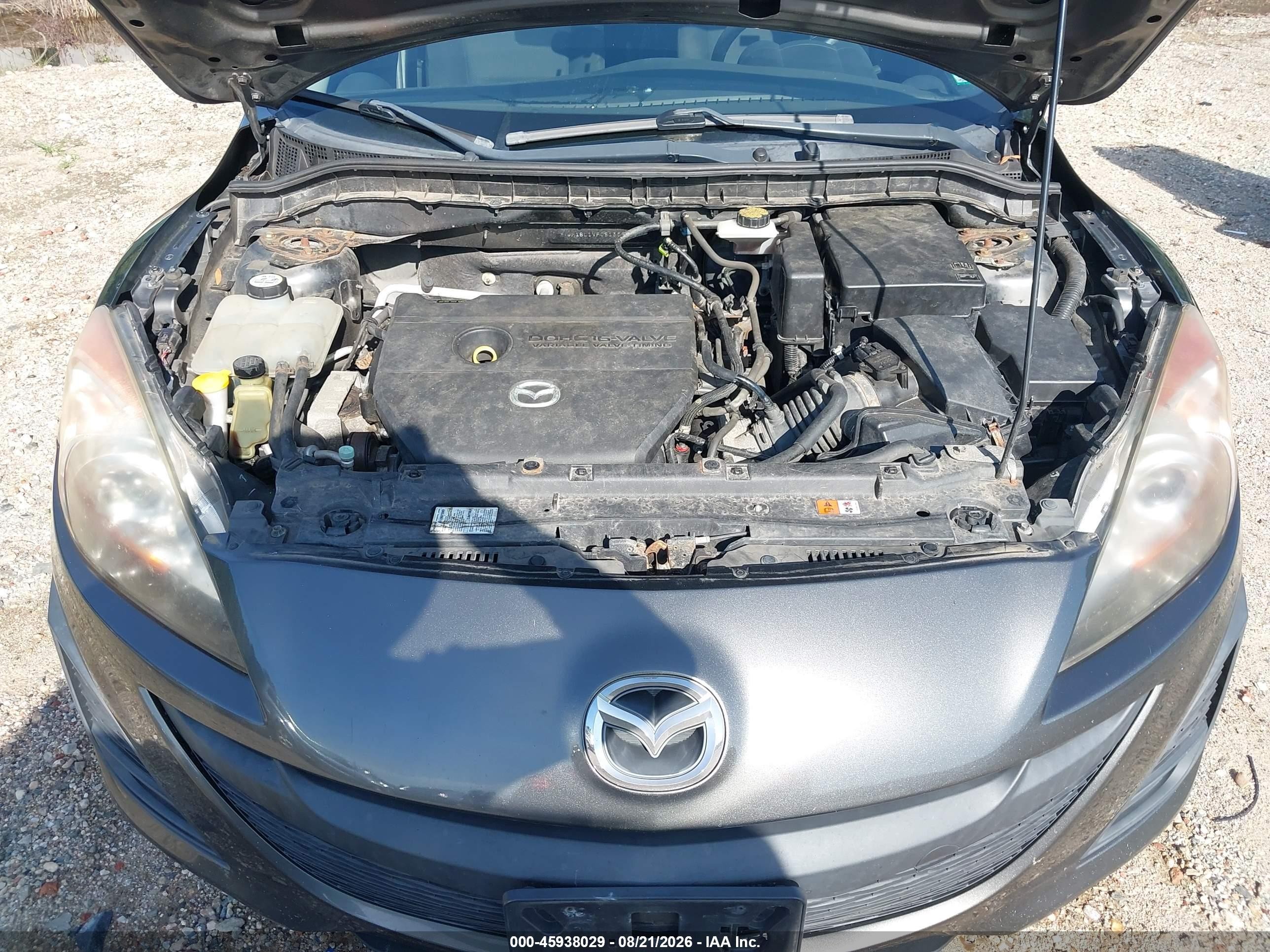 2011 Mazda Mazda3 I Touring Gray vin: JM1BL1VF0B1359655