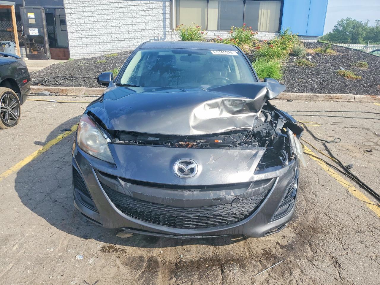 2011 Mazda 3 I Gray vin: JM1BL1VF0B1427937
