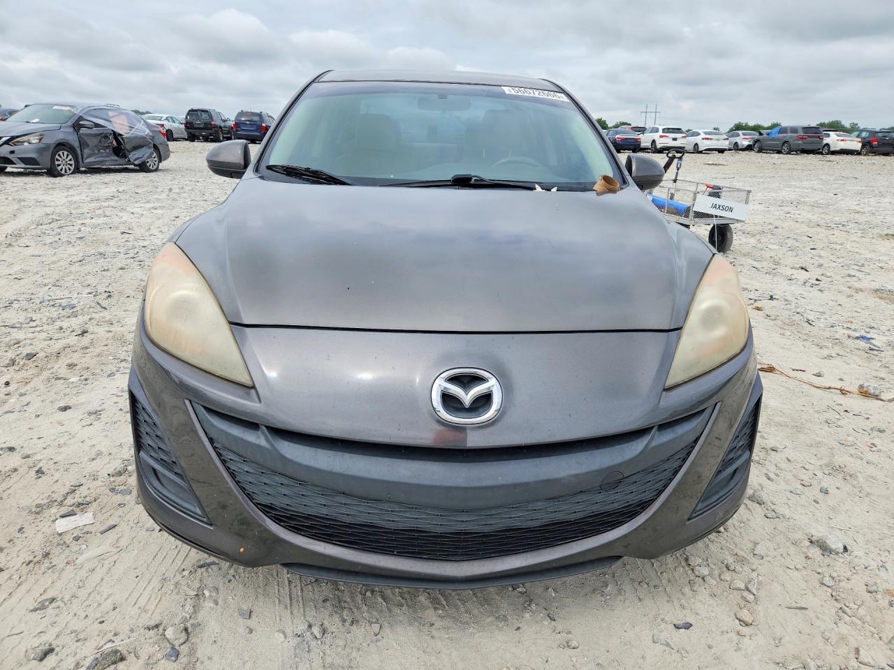 2011 Mazda 3 I Gray vin: JM1BL1VF0B1435861