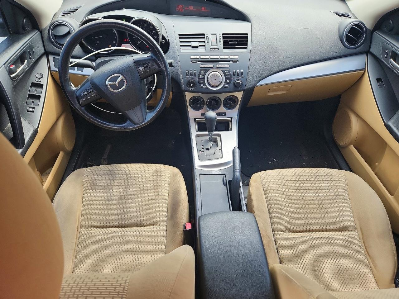 2011 Mazda 3 I Gray vin: JM1BL1VF0B1435861