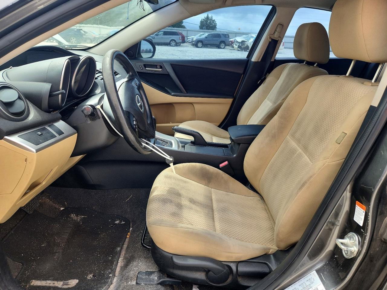 2011 Mazda 3 I Gray vin: JM1BL1VF0B1435861