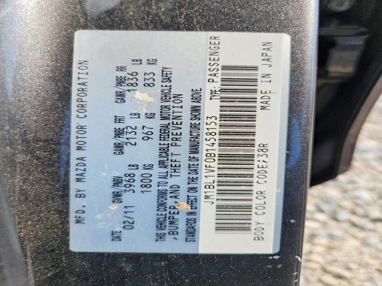 2011 Mazda 3 I Green vin: JM1BL1VF0B1458153