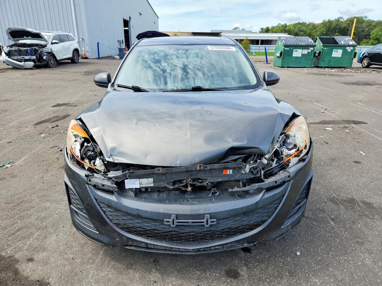2011 Mazda 3 I Gray vin: JM1BL1VF1B1411732