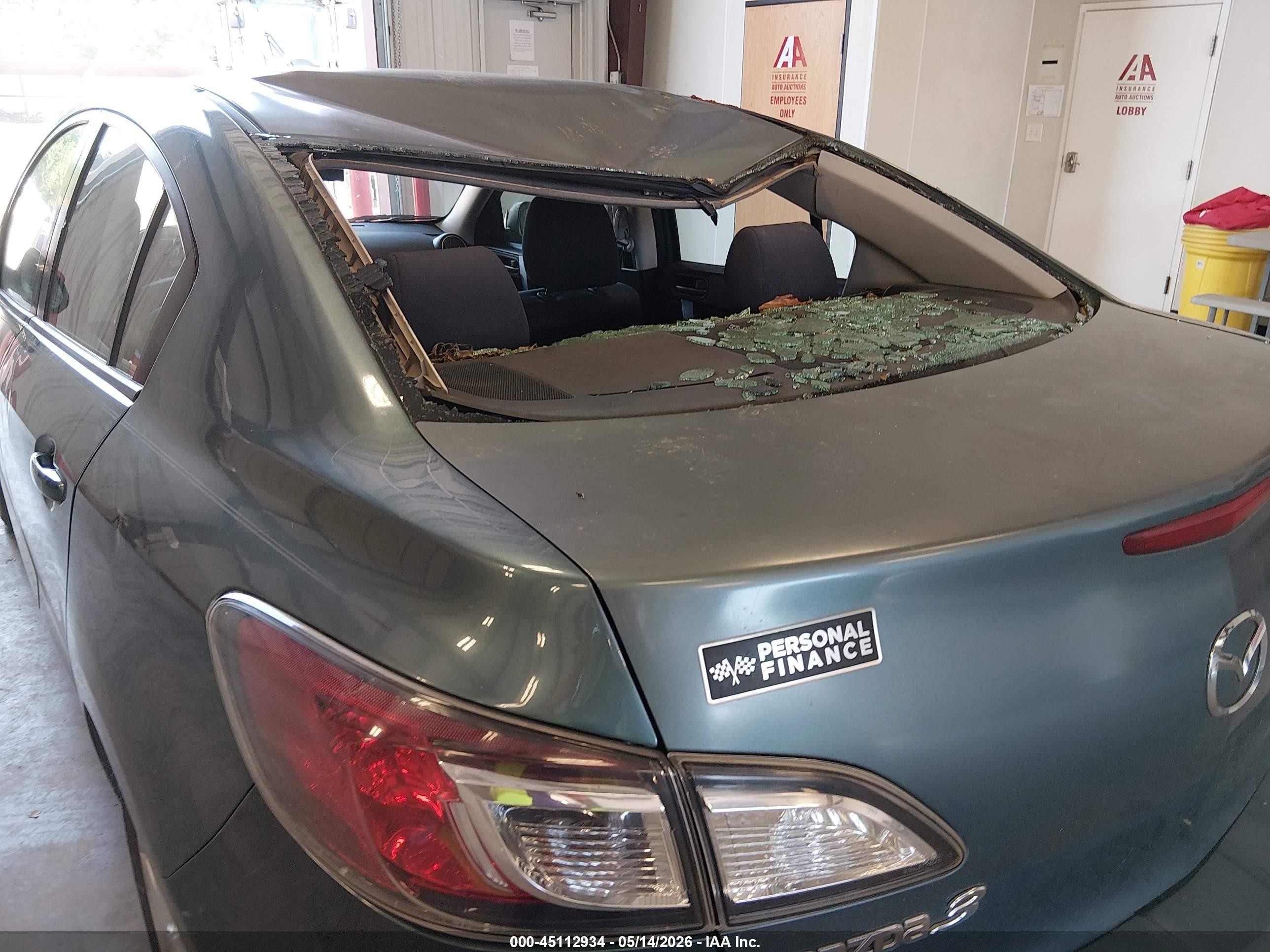 2011 Mazda Mazda3 I Touring Green vin: JM1BL1VF1B1450868