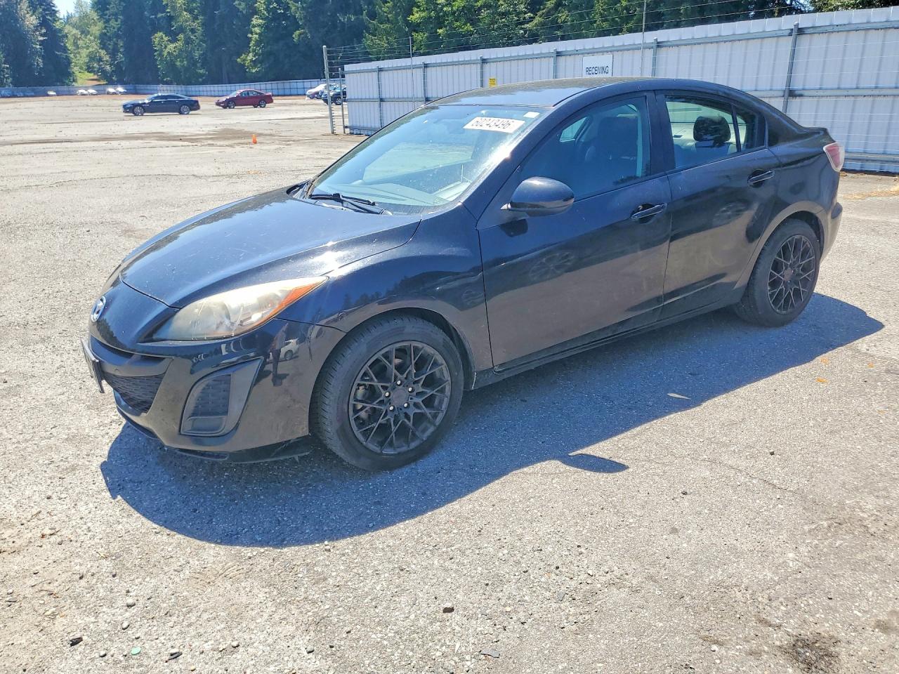 2011 Mazda 3 I Black vin: JM1BL1VF1B1474099