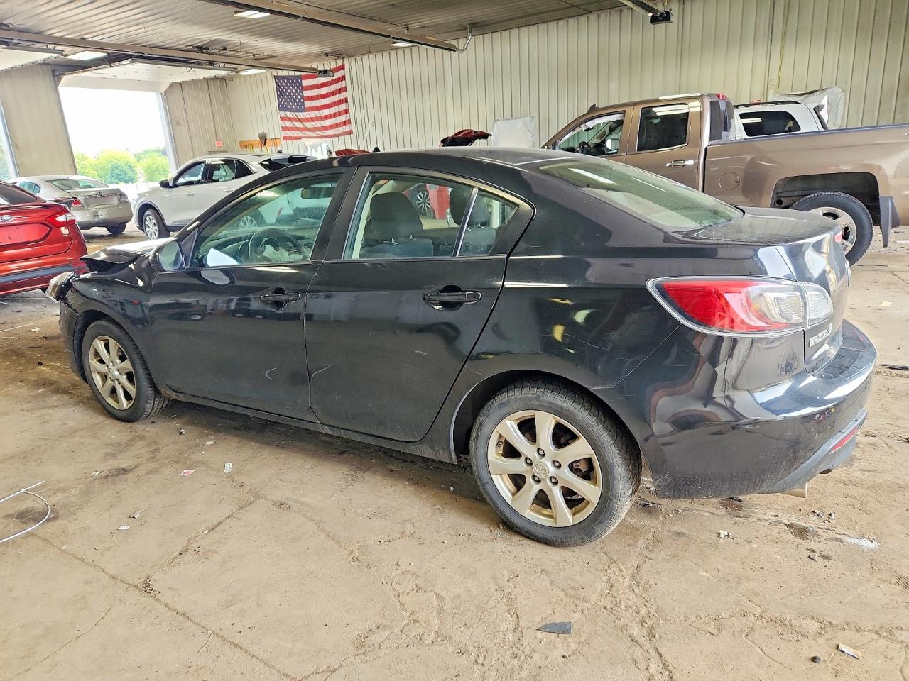 2011 Mazda 3 I Black vin: JM1BL1VF1B1478430