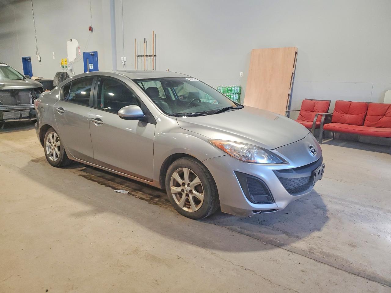 2011 Mazda 3 I Silver vin: JM1BL1VF1B1482400