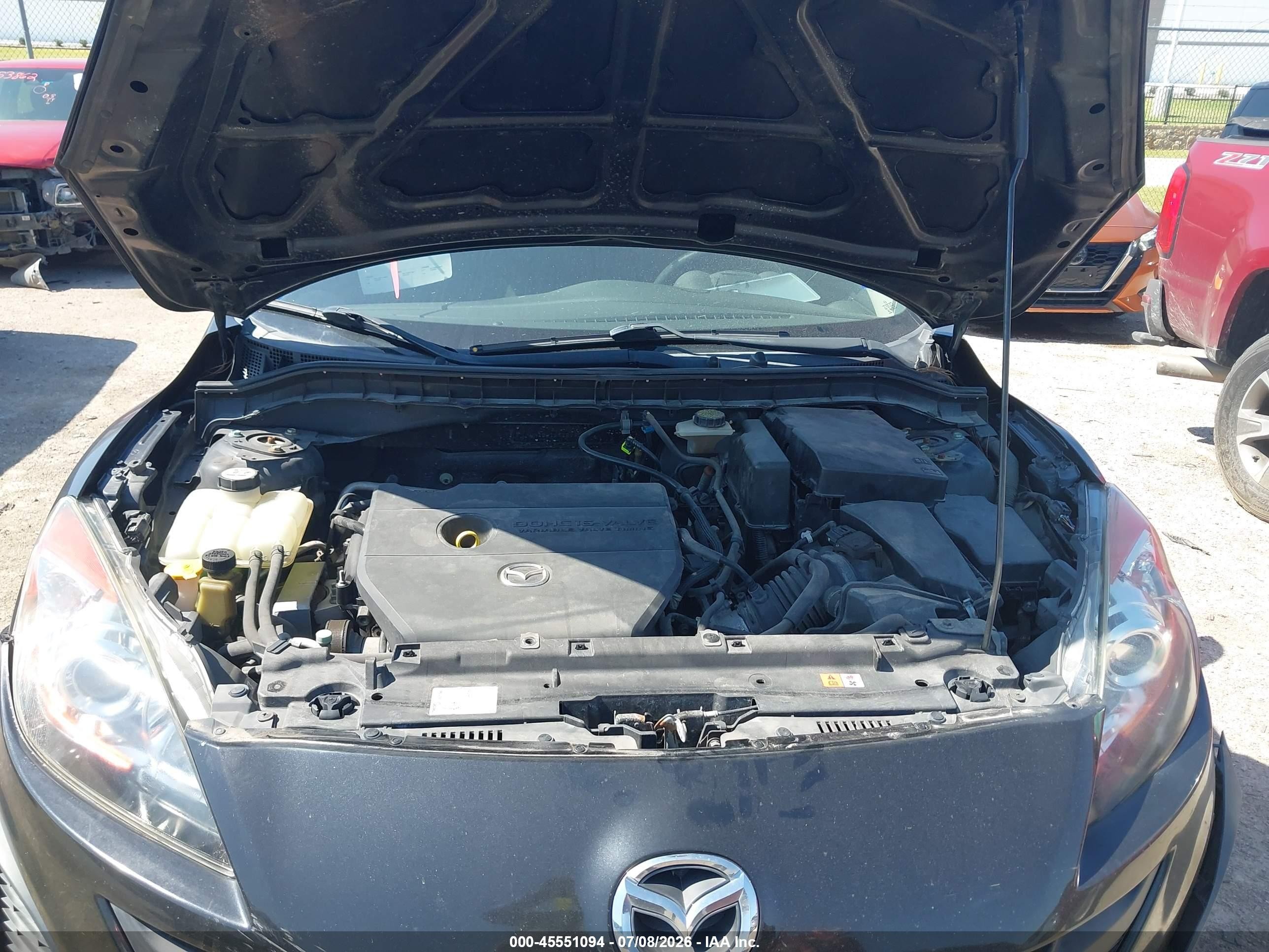 2011 Mazda Mazda3 I Touring Черный vin: JM1BL1VF1B1900521
