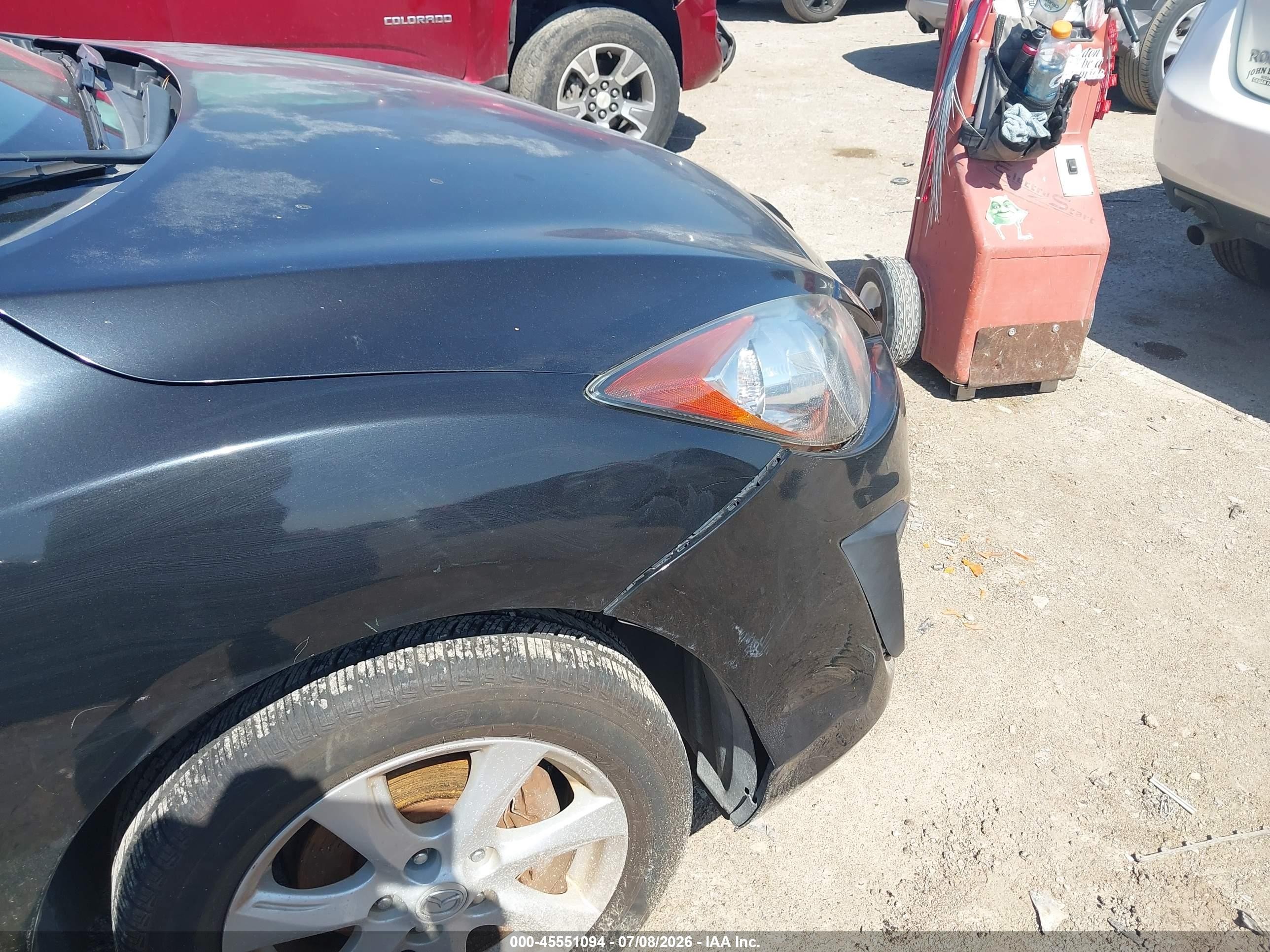 2011 Mazda Mazda3 I Touring Черный vin: JM1BL1VF1B1900521