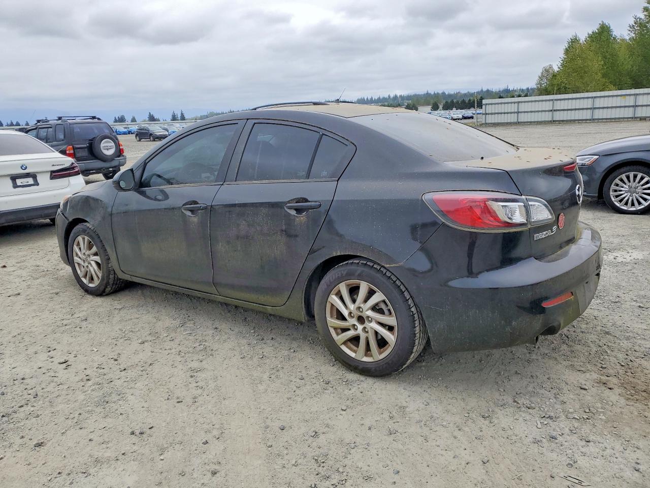2012 Mazda Mazda3 Черный vin: JM1BL1VF1C1500489