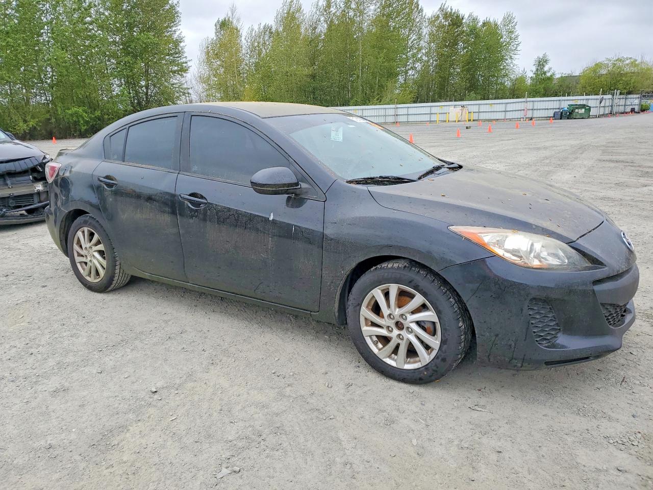 2012 Mazda Mazda3 Черный vin: JM1BL1VF1C1500489