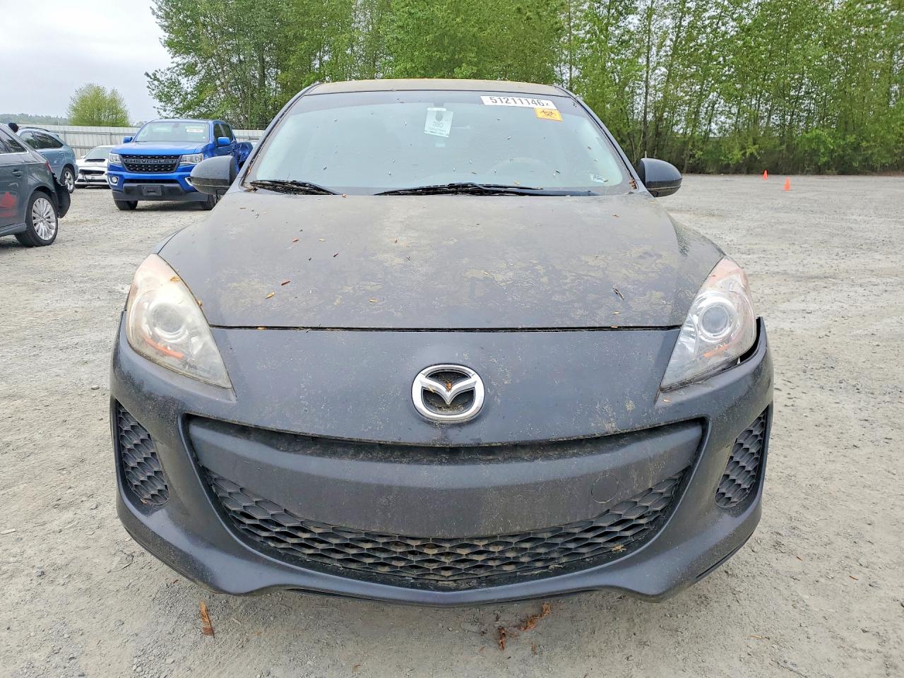 2012 Mazda Mazda3 Черный vin: JM1BL1VF1C1500489