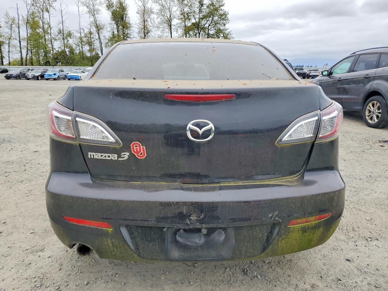 2012 Mazda Mazda3 Черный vin: JM1BL1VF1C1500489