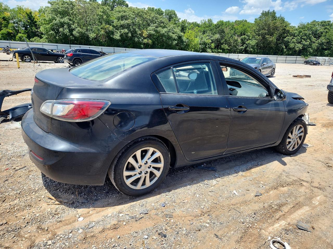 2012 Mazda 3 I Black vin: JM1BL1VF1C1503800