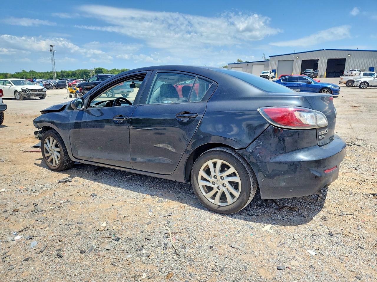 2012 Mazda 3 I Black vin: JM1BL1VF1C1503800