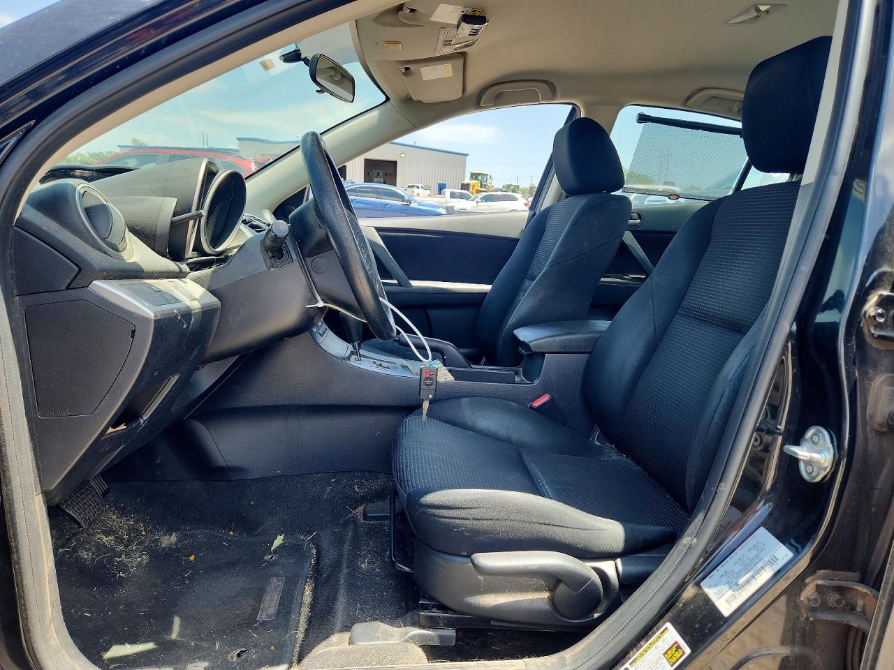 2012 Mazda 3 I Black vin: JM1BL1VF1C1503800