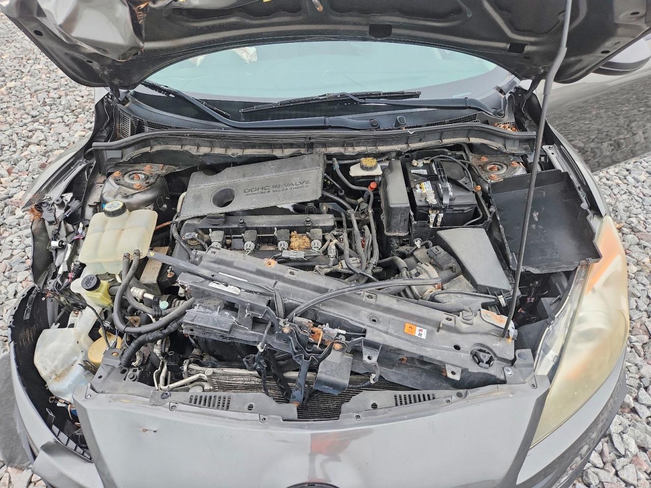 2011 Mazda 3 I Gray vin: JM1BL1VF2B1375680