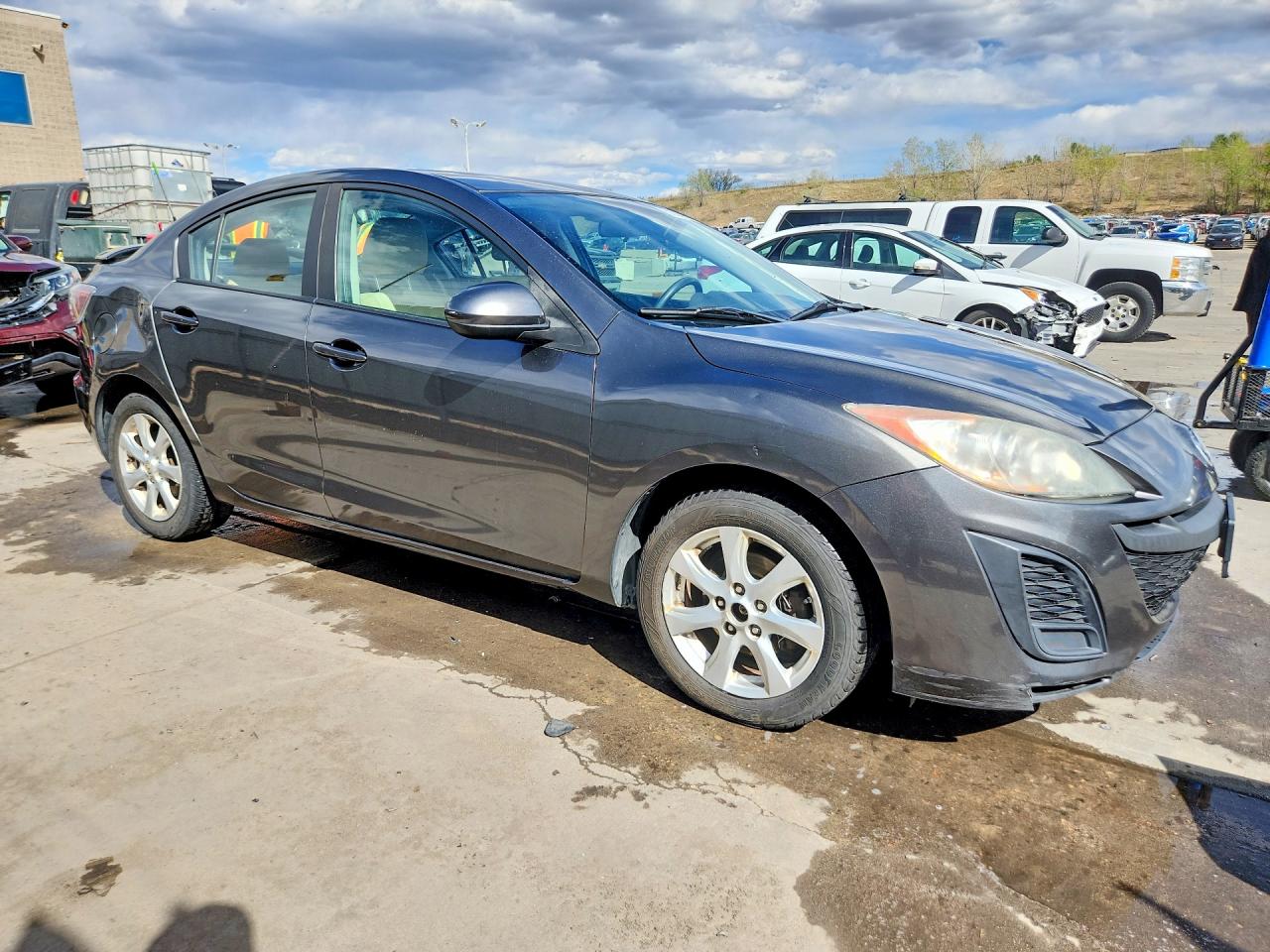 2011 Mazda 3 I Charcoal vin: JM1BL1VF3B1426491