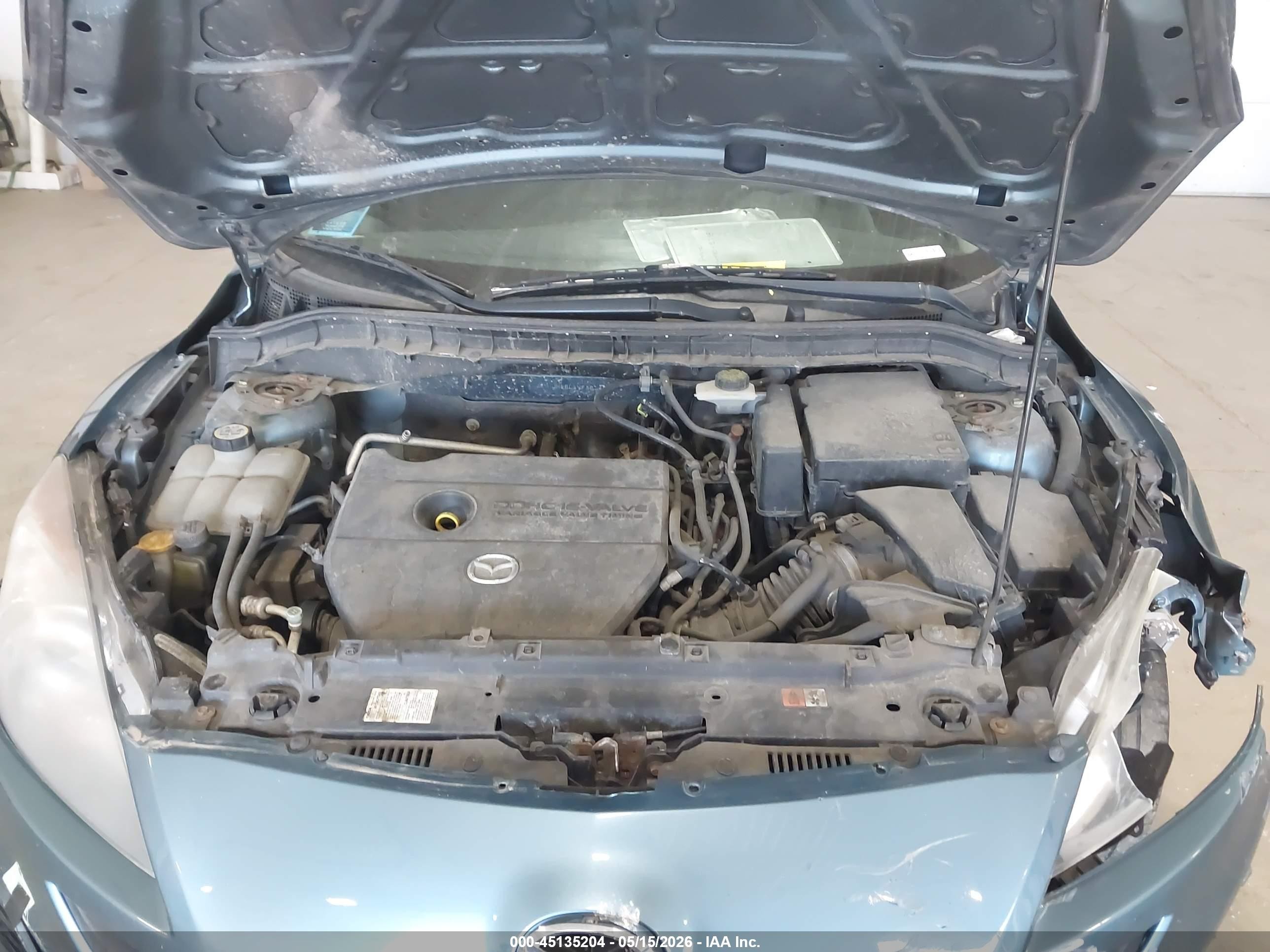 2011 Mazda Mazda3 I Touring Blue vin: JM1BL1VF3B1479689