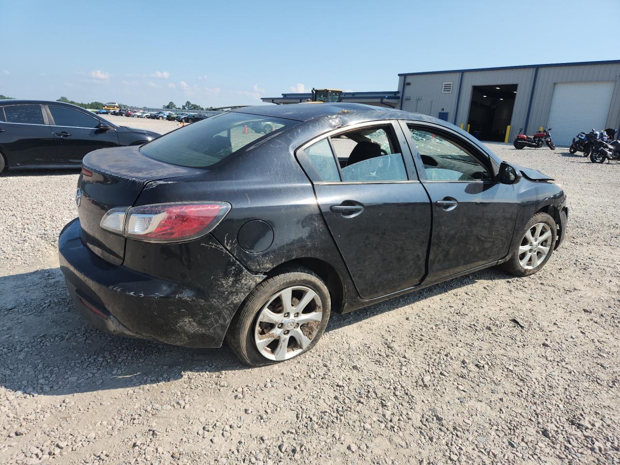 2011 Mazda 3 I Black vin: JM1BL1VF3B1496721