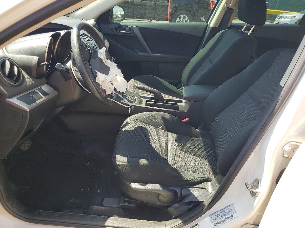 2012 Mazda 3 I White vin: JM1BL1VF3C1510697