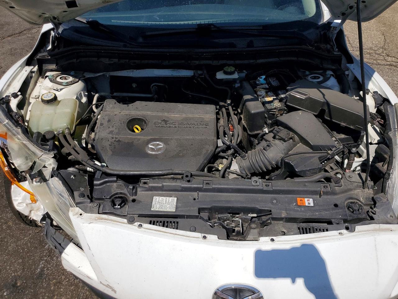 2012 Mazda 3 I White vin: JM1BL1VF3C1510697