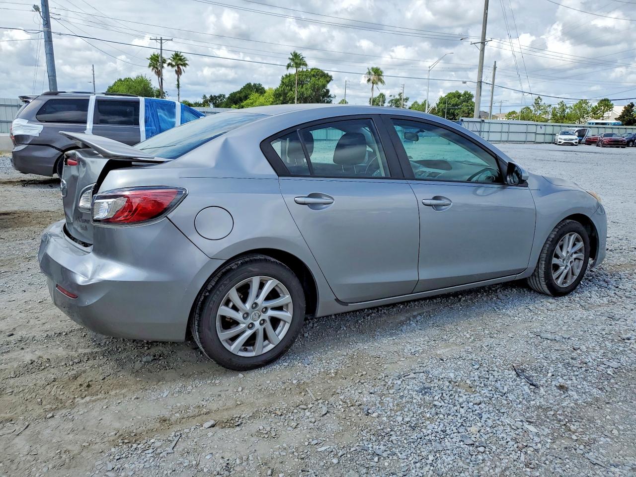 2012 Mazda 3 I Silver vin: JM1BL1VF4C1504357