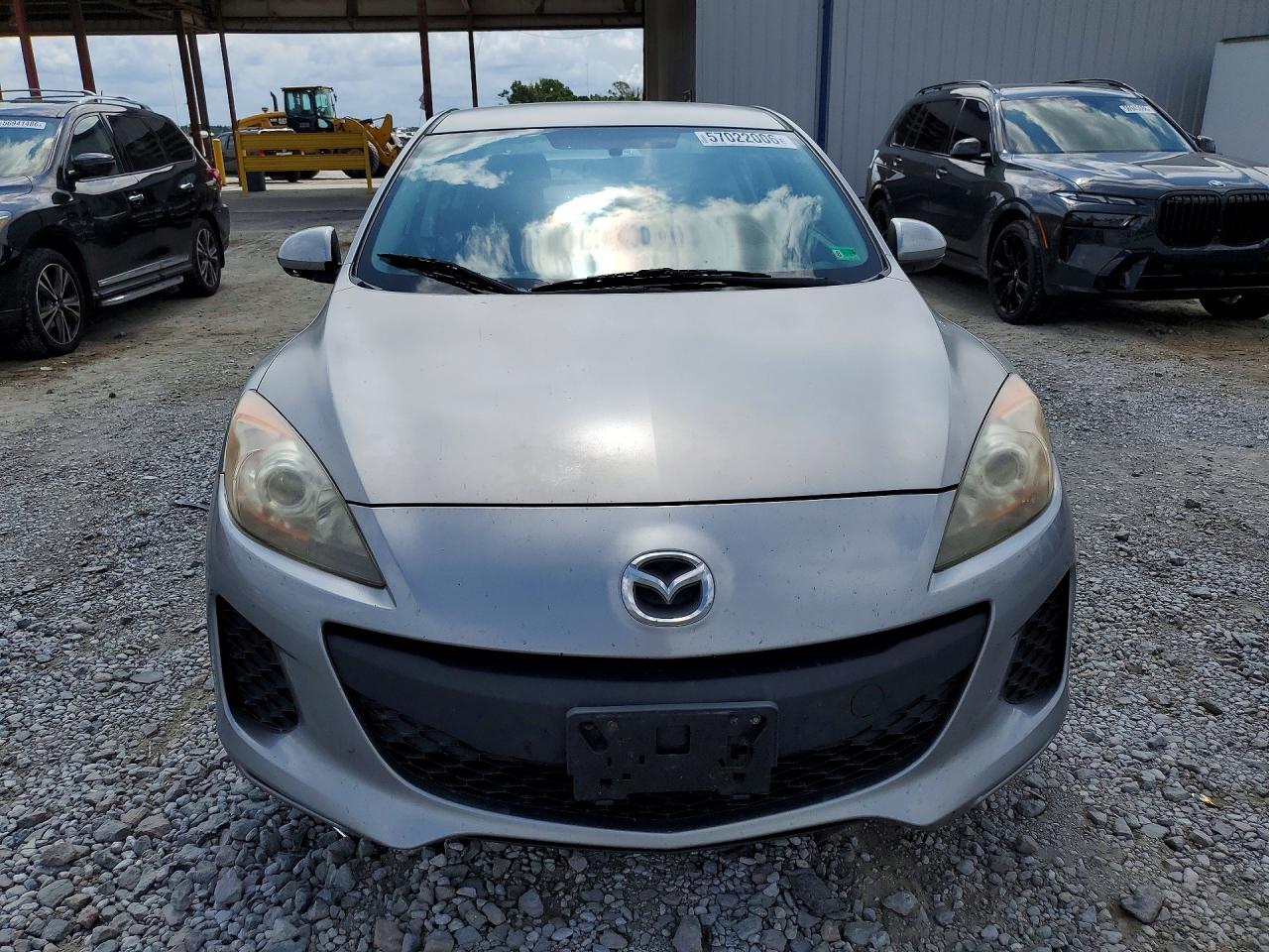 2012 Mazda 3 I Silver vin: JM1BL1VF4C1504357