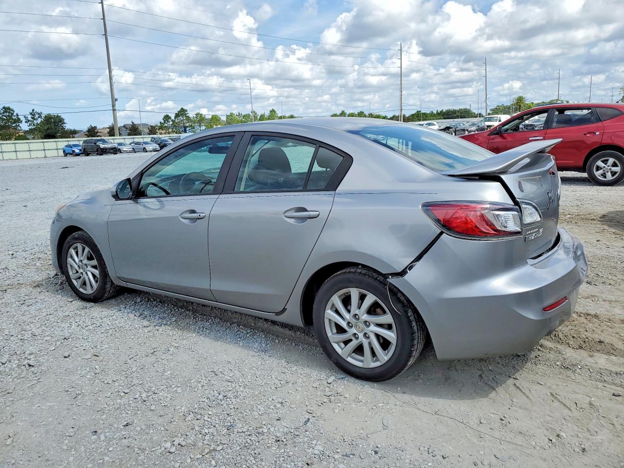 2012 Mazda 3 I Silver vin: JM1BL1VF4C1504357