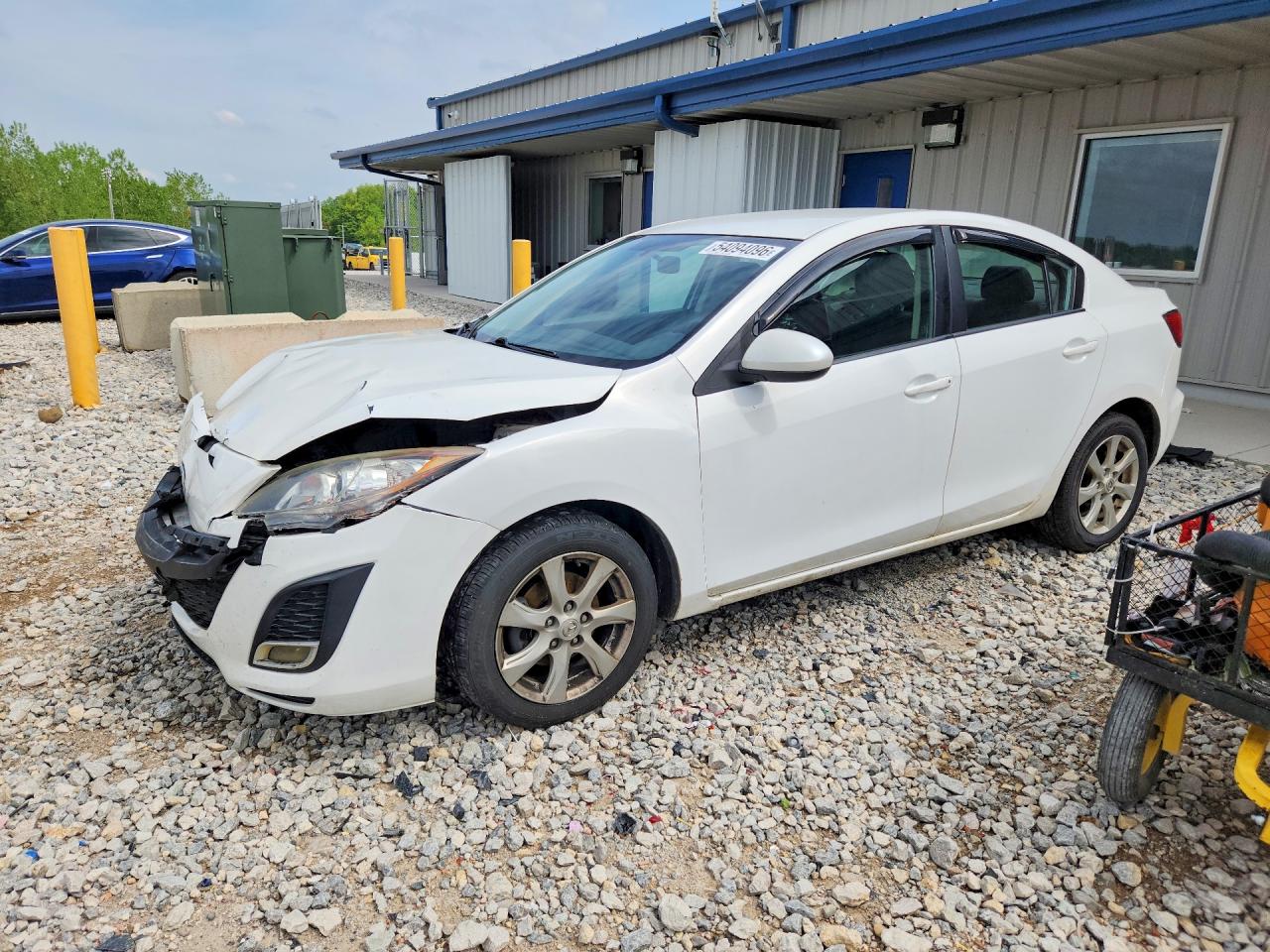 2011 Mazda 3 I Белый vin: JM1BL1VF5B1901722