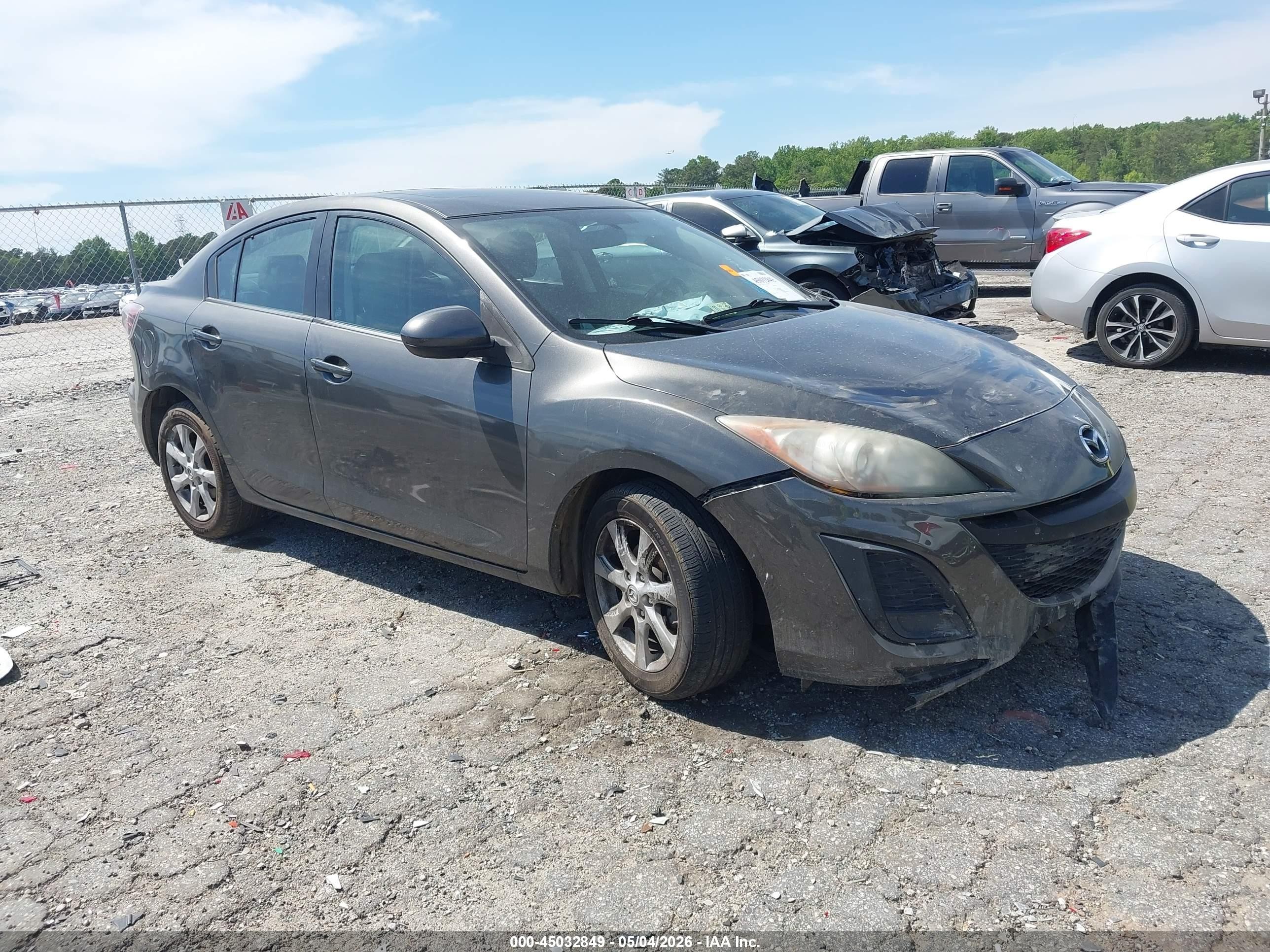 2011 Mazda Mazda3 I Touring Серый vin: JM1BL1VF6B1355755