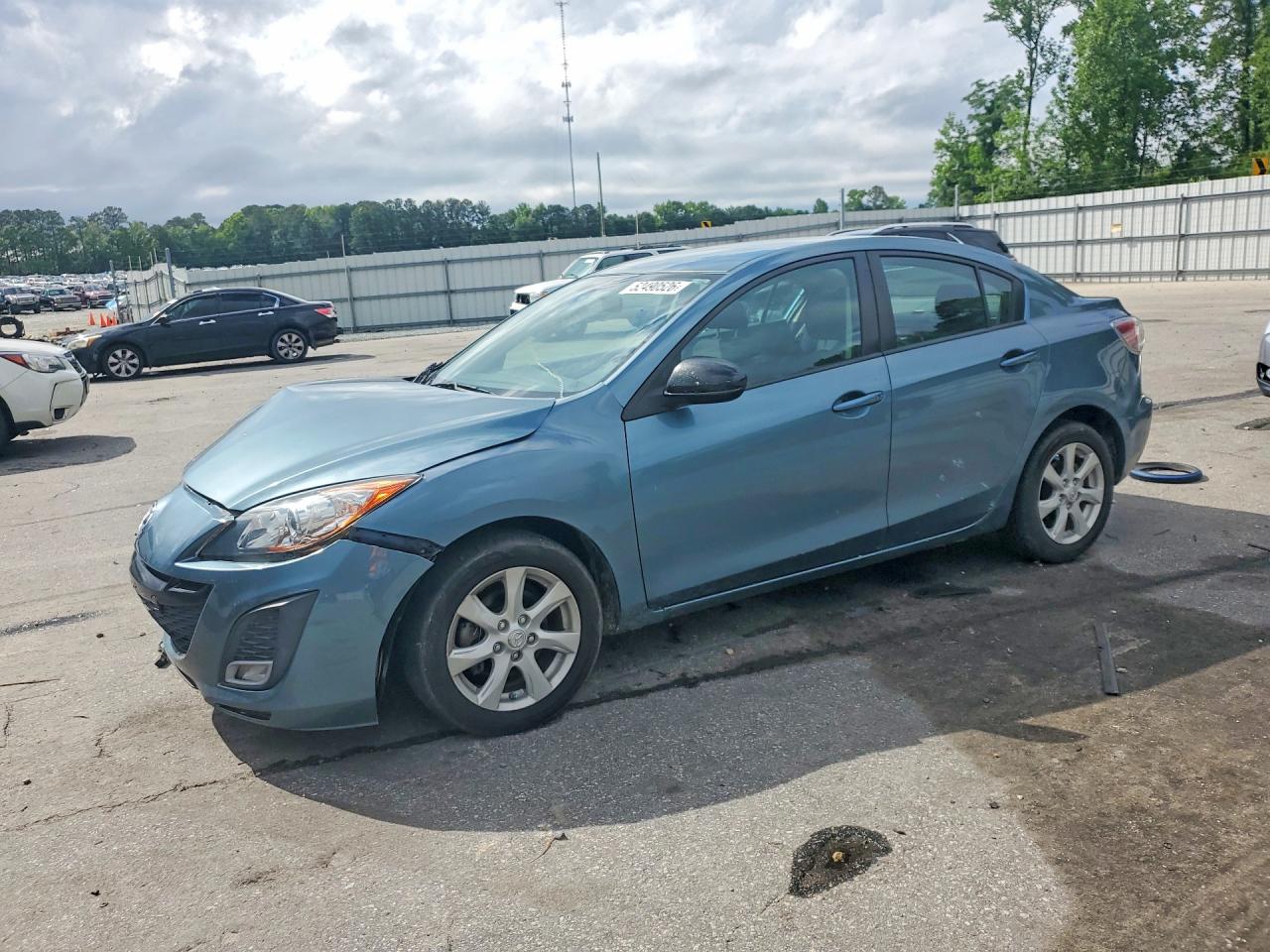 2011 Mazda Mazda3 Touring Blue vin: JM1BL1VF6B1363726