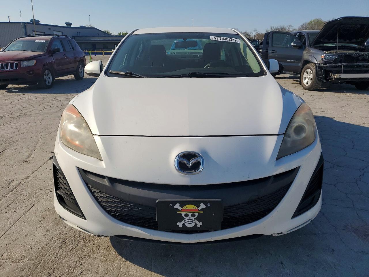 2011 Mazda 3 I White vin: JM1BL1VF6B1381059