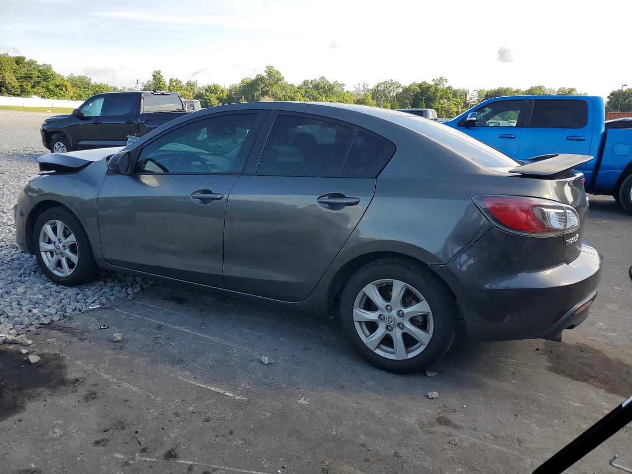 2011 Mazda 3 I Gray vin: JM1BL1VF7B1442810