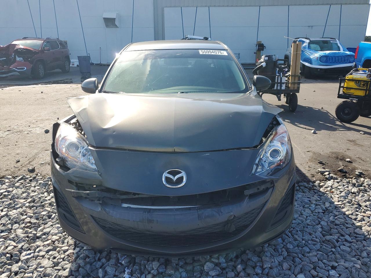 2011 Mazda 3 I Gray vin: JM1BL1VF7B1442810