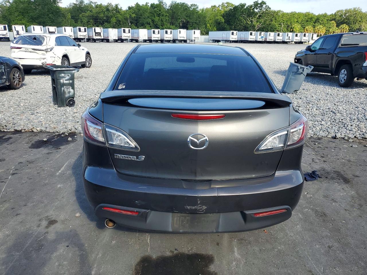 2011 Mazda 3 I Gray vin: JM1BL1VF7B1442810
