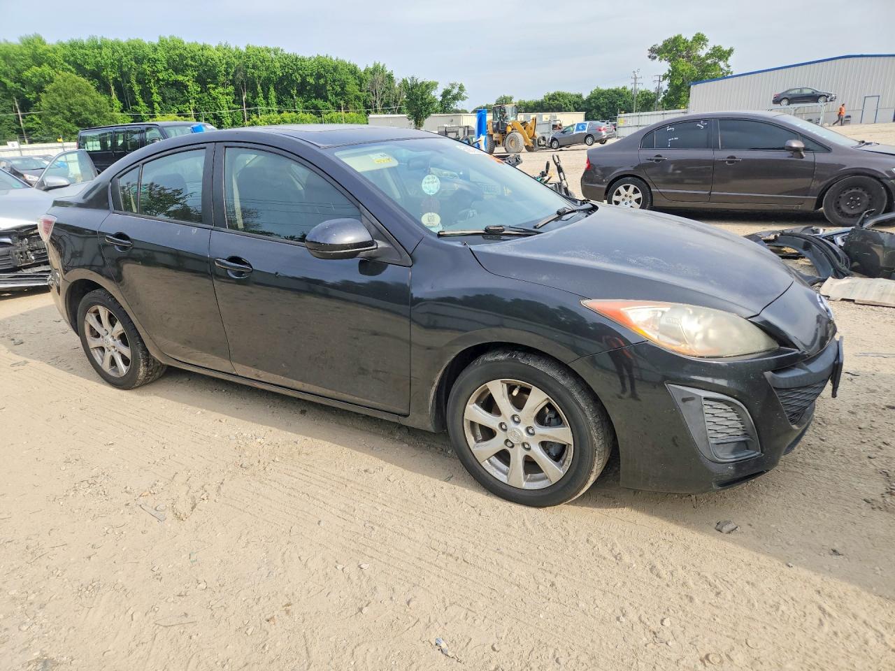 2011 Mazda 3 I Black vin: JM1BL1VF7B1486242