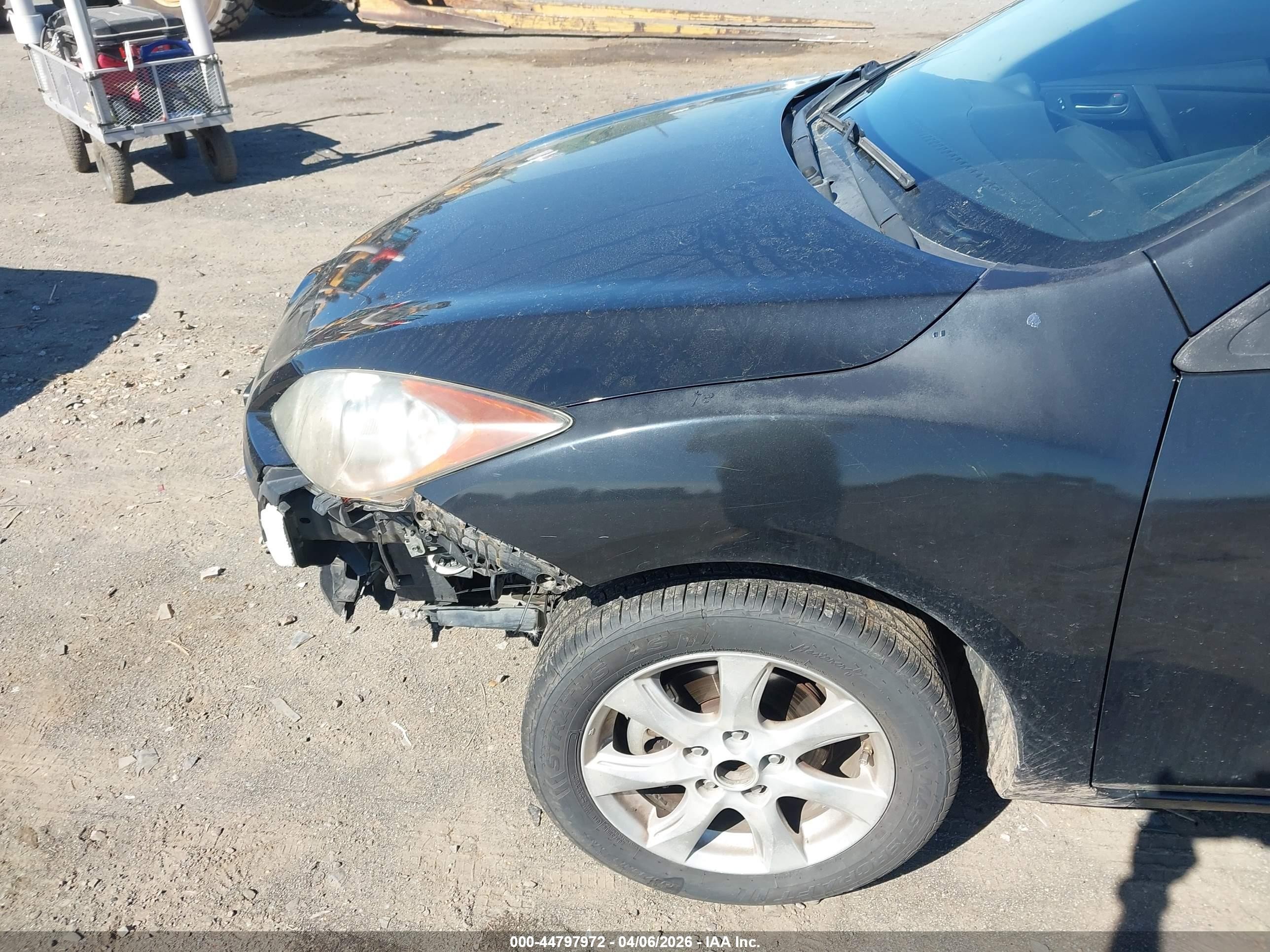 2011 Mazda Mazda3 I Touring Черный vin: JM1BL1VF8B1471295