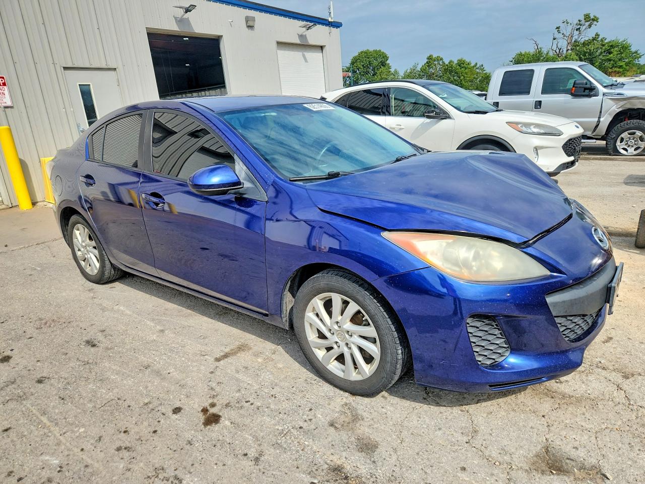 2012 Mazda 3 I Blue vin: JM1BL1VF8C1502501