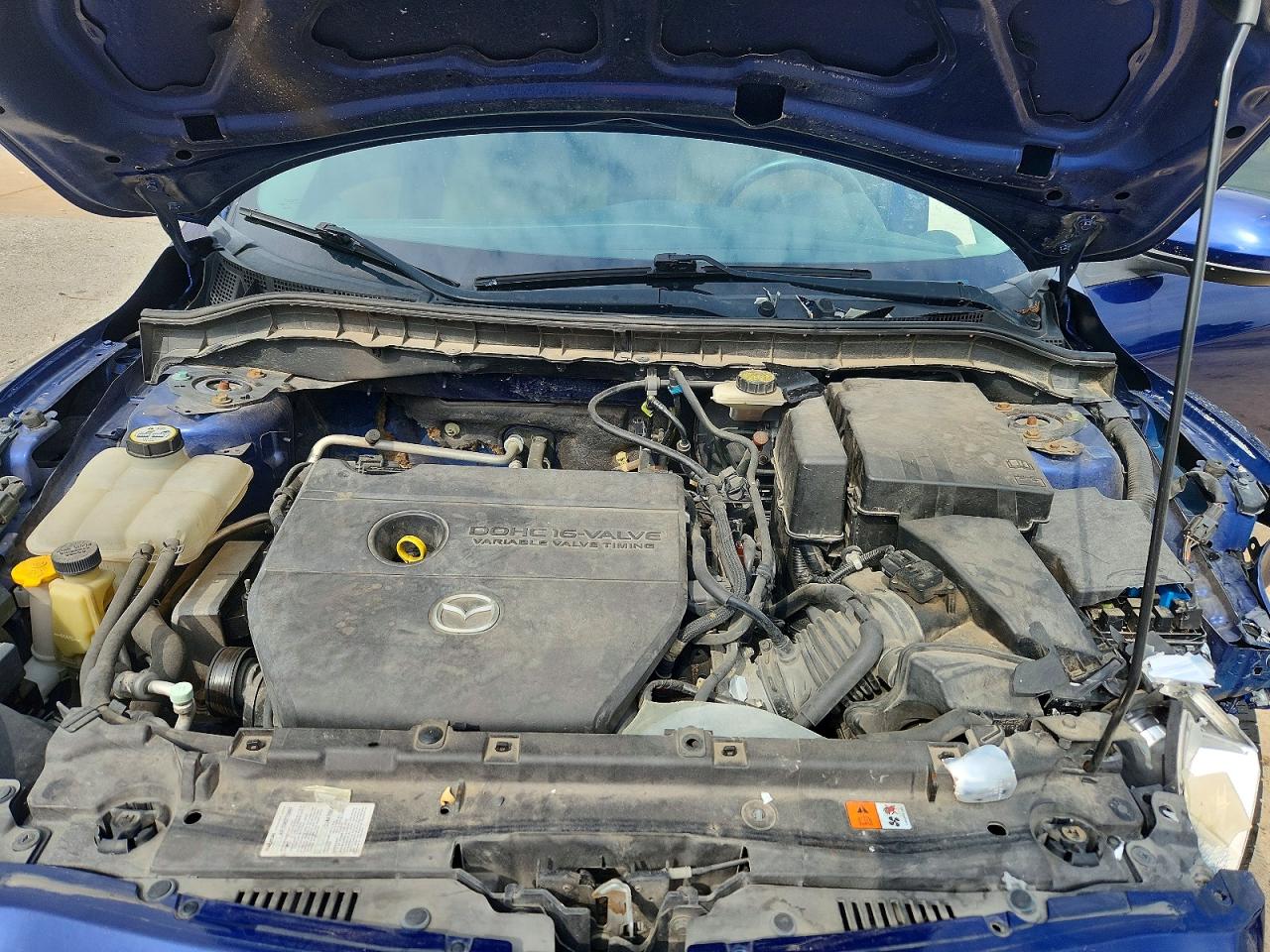2012 Mazda 3 I Blue vin: JM1BL1VF8C1502501