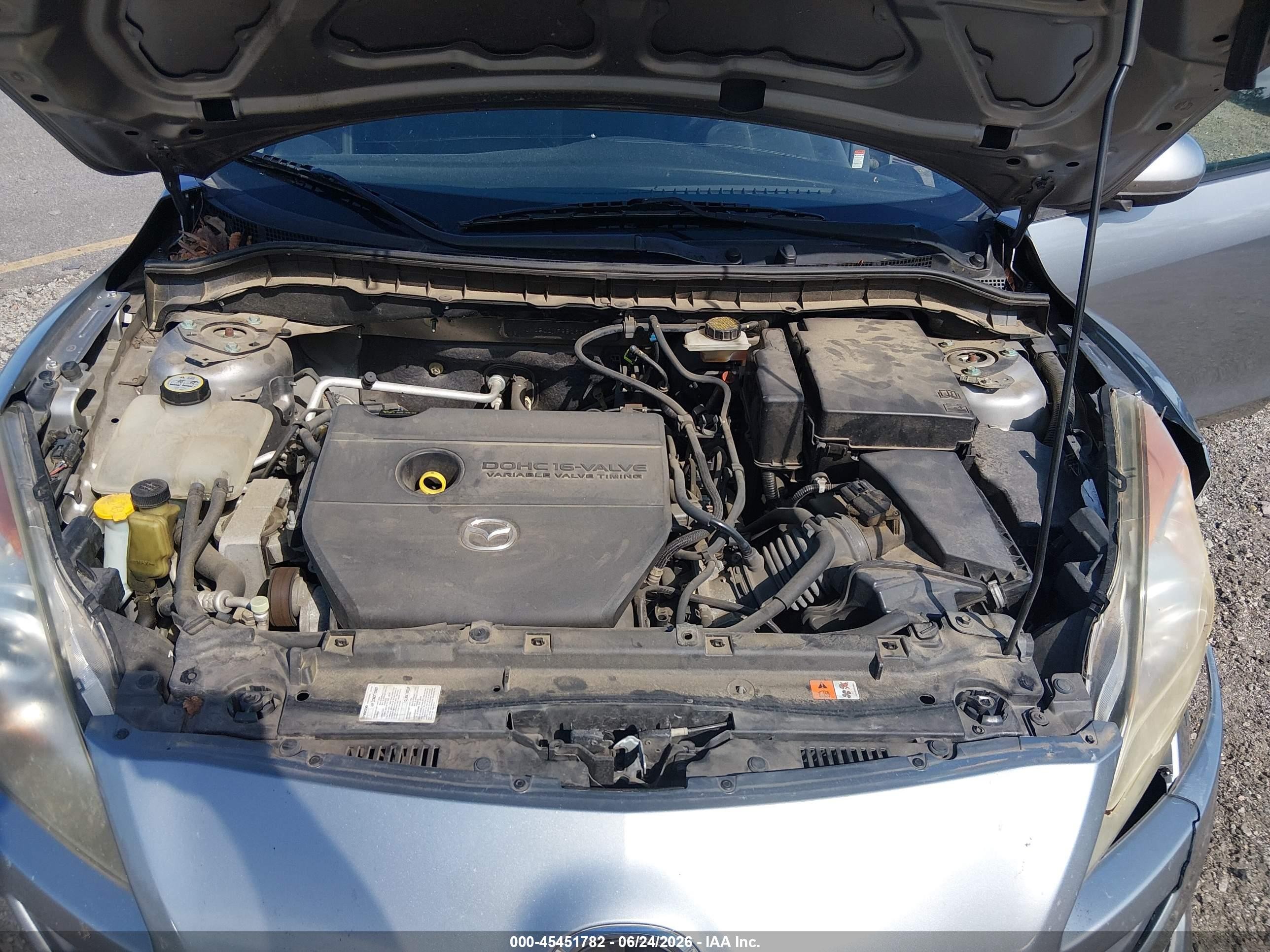 2011 Mazda Mazda3 I Touring Gray vin: JM1BL1VF9B1396199
