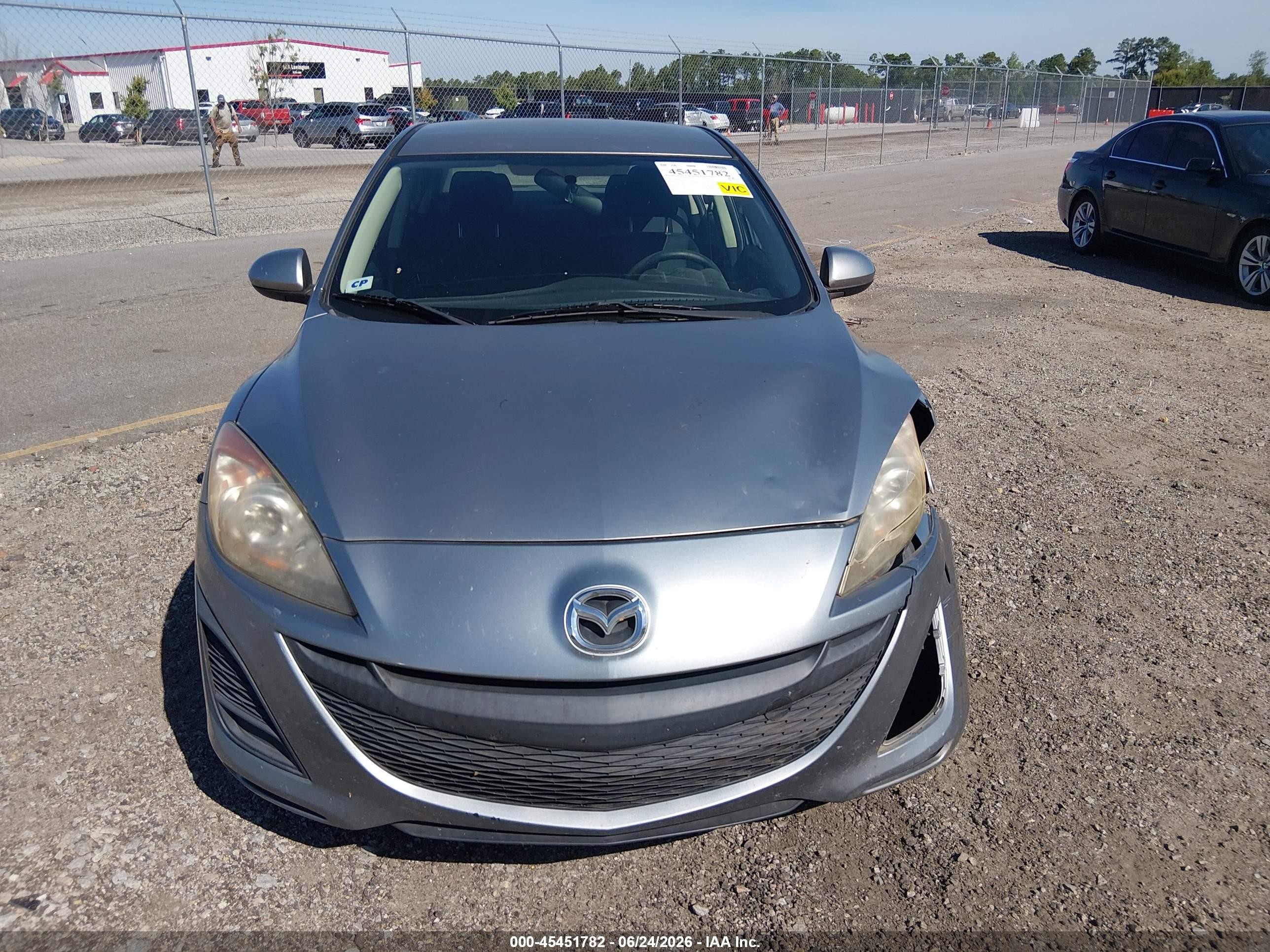 2011 Mazda Mazda3 I Touring Gray vin: JM1BL1VF9B1396199