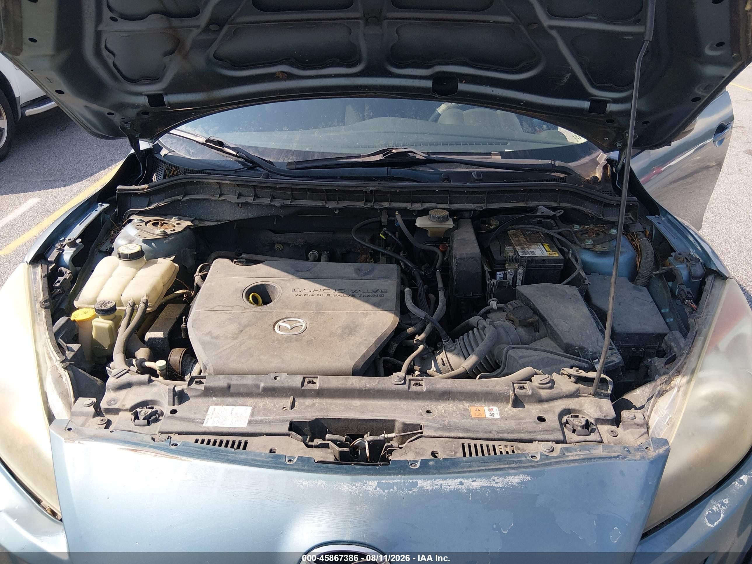 2011 Mazda Mazda3   Blue vin: JM1BL1VF9B1442789