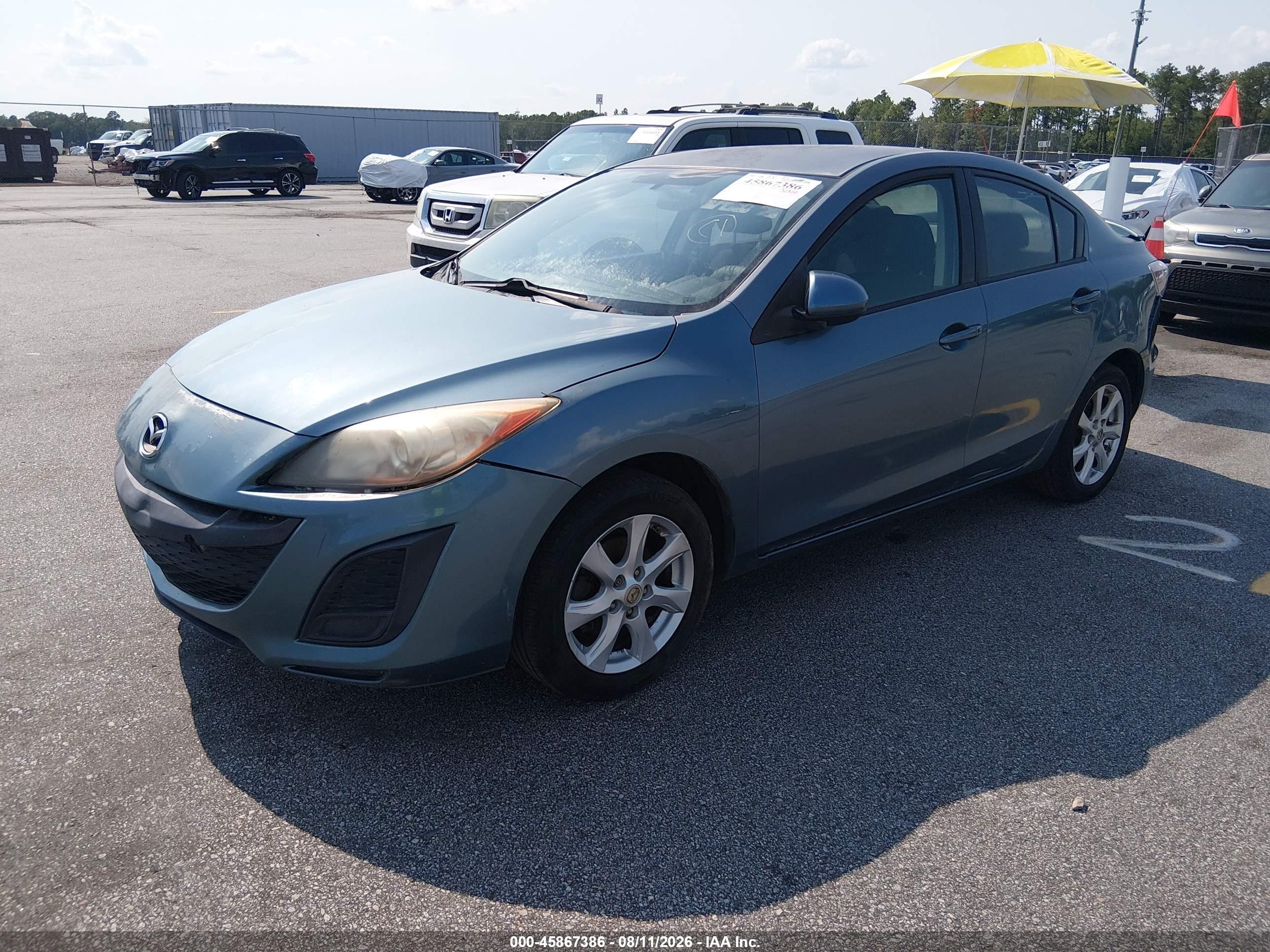 2011 Mazda Mazda3   Blue vin: JM1BL1VF9B1442789