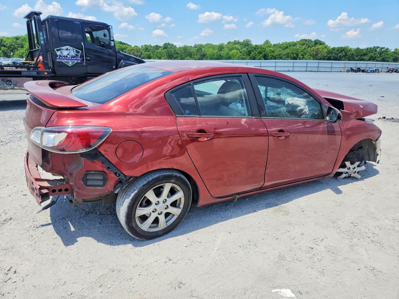 2011 Mazda 3 I Burgundy vin: JM1BL1VF9B1453629