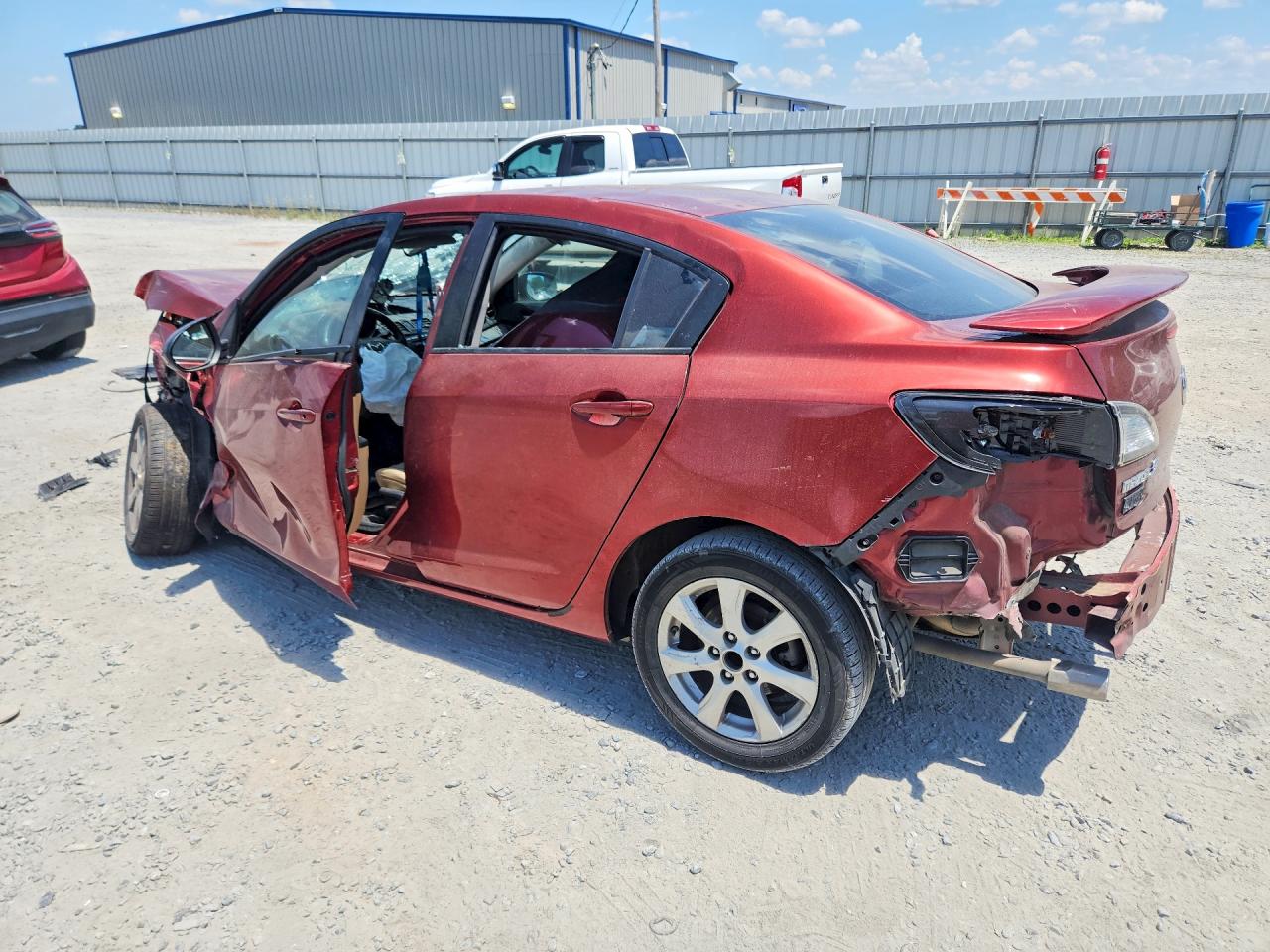 2011 Mazda 3 I Burgundy vin: JM1BL1VF9B1453629
