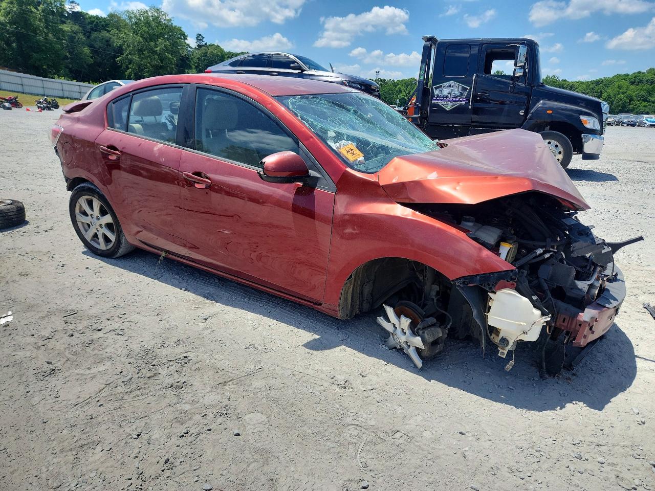 2011 Mazda 3 I Burgundy vin: JM1BL1VF9B1453629