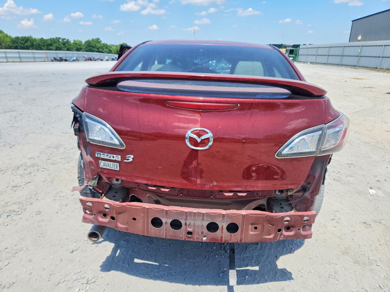 2011 Mazda 3 I Burgundy vin: JM1BL1VF9B1453629